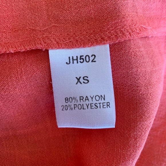 THML blouse, embroidered cut out shirt, peasant boho top - Picture 7 of 8